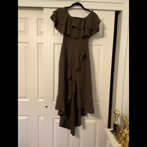 Off the shoulder wrap dress - Picture 3 of 6